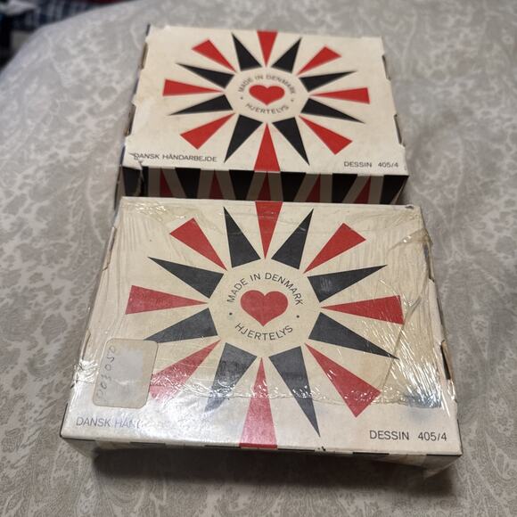 Vintage Dark Blue Dansk Pariserlys Paris Candles Made in Denmark 2 Sets NEW - Picture 2 of 6